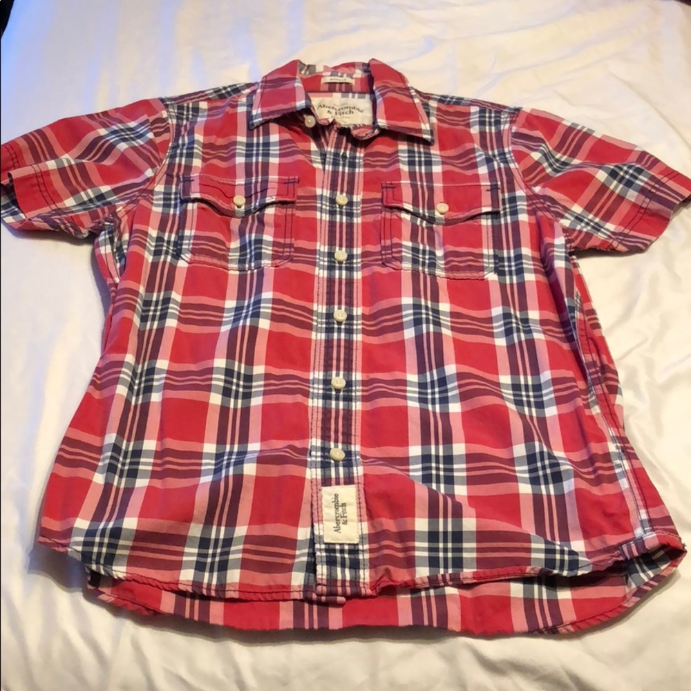 Abercrombie & Fitch Muscle Plaid Shirt.